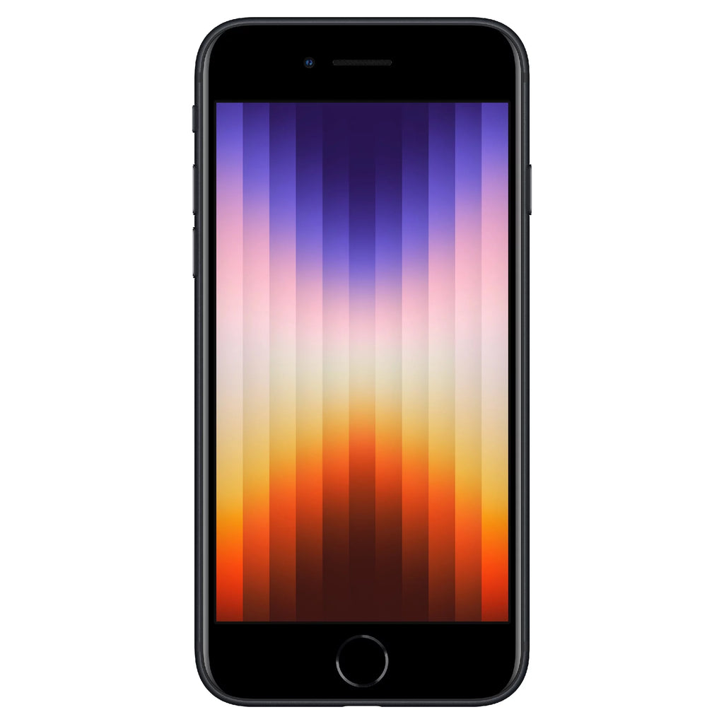 Apple iPhone SE 2022, 64GB, 4GB RAM, Midnight - Prepaid Smartphone B6439