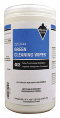Green Cleaning Wipes Canister PK6 D42411