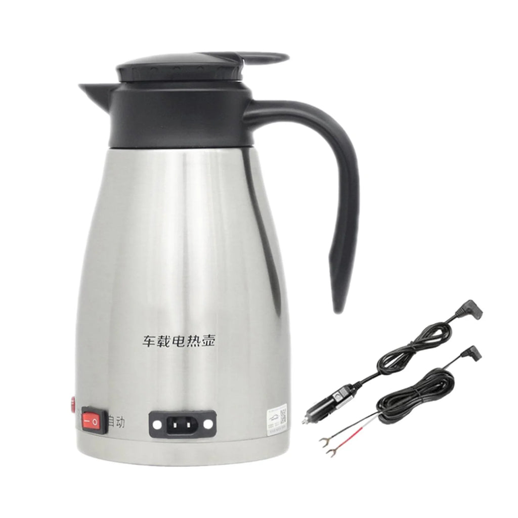12V Stainless Steel Car Electric Kettle with Indicator Light A790