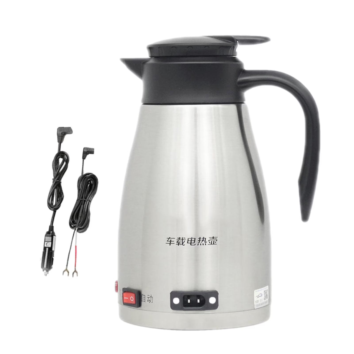 12V Stainless Steel Car Electric Kettle with Indicator Light A790