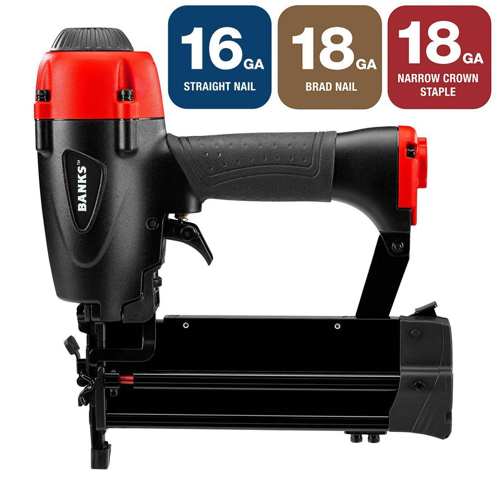 3-in-1 Brad Nailer and Crown Stapler G8041