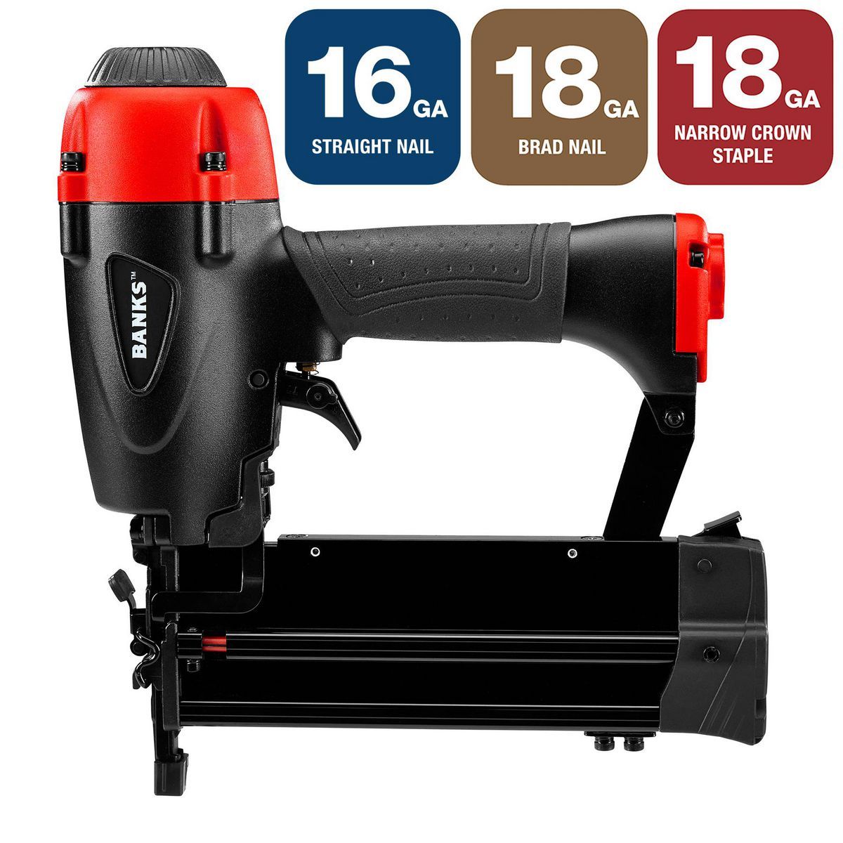 3-in-1 Brad Nailer and Crown Stapler G8041