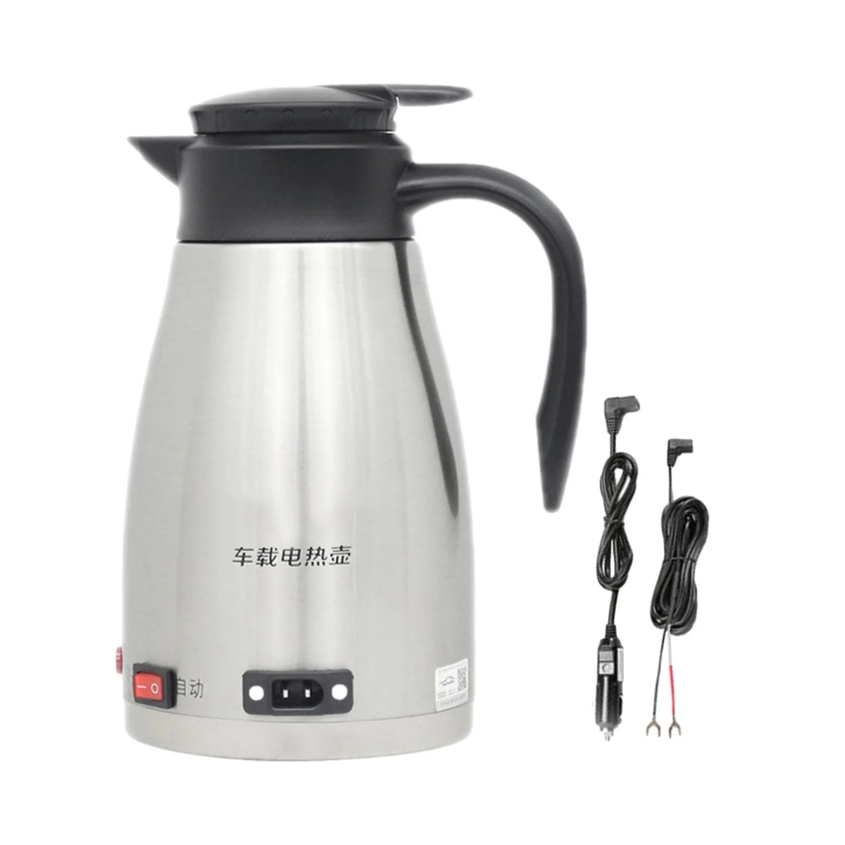 12V Stainless Steel Car Electric Kettle with Indicator Light A790