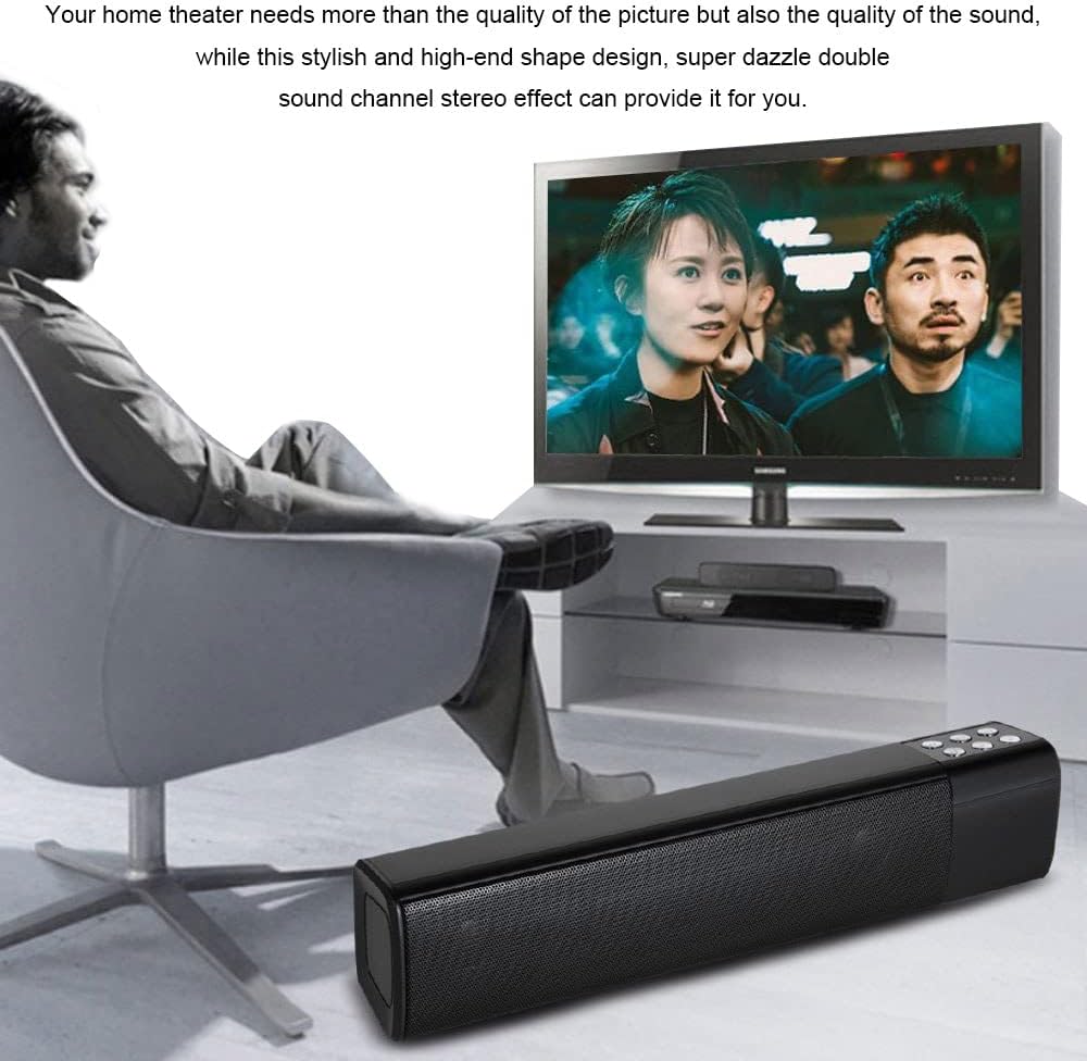 Bluetooth Soundbar with LED Display Black Pack of 2 E239184