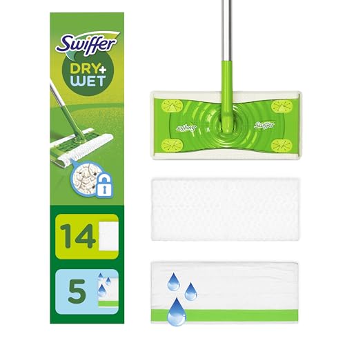 20 Piece Dry and Wet Mop Starter Kit with 19 Refills F484423