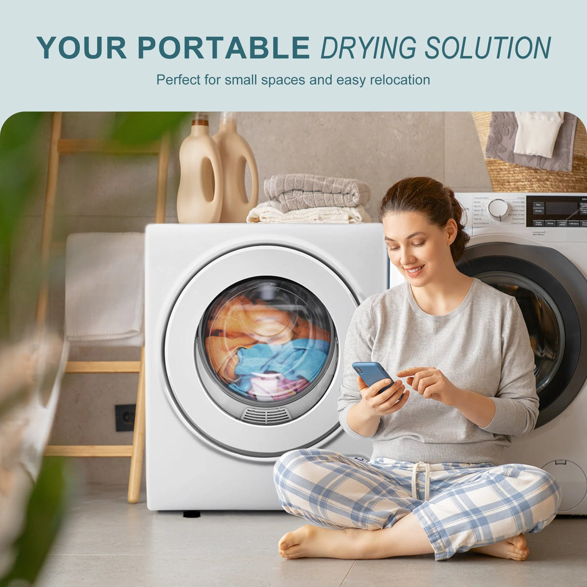 1.6 Cu. ft. Portable Electric Clothes Dryer S68884