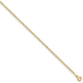 14k Yellow Gold Hollow Curb Chain Necklace, 22 Inch O595