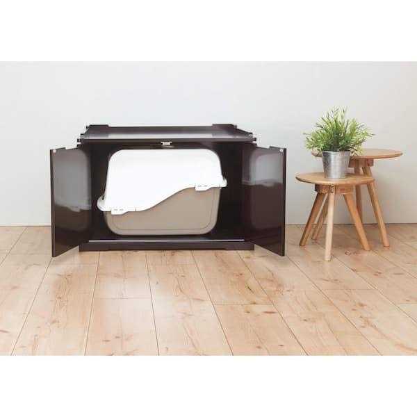 Wooden Pet House and Litter Box K873