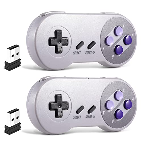 2 Pack 2.4 GHz Wireless USB PC Controller F824