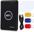 13.56MHz NFC RFID Reader Writer Smart Card Programmer with Key Fob Cards L7346