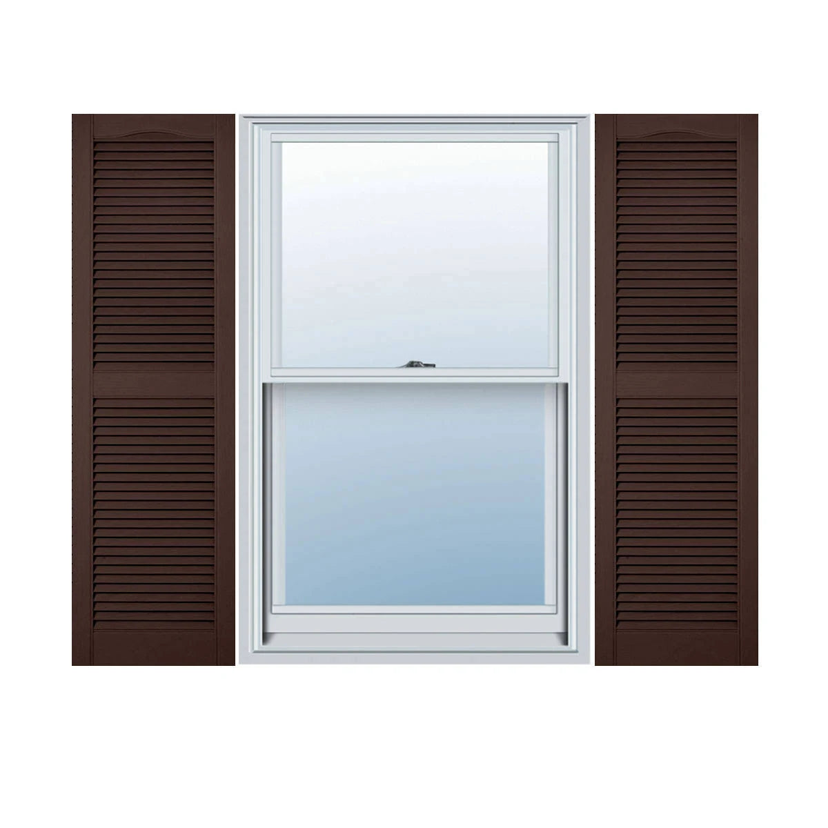 Open Louver Shutters with Shutter-Loks, Per Pair H38941
