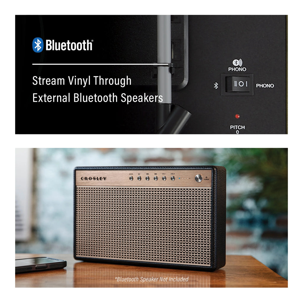 Vinyl Record Player with Bluetooth Speakers Q935