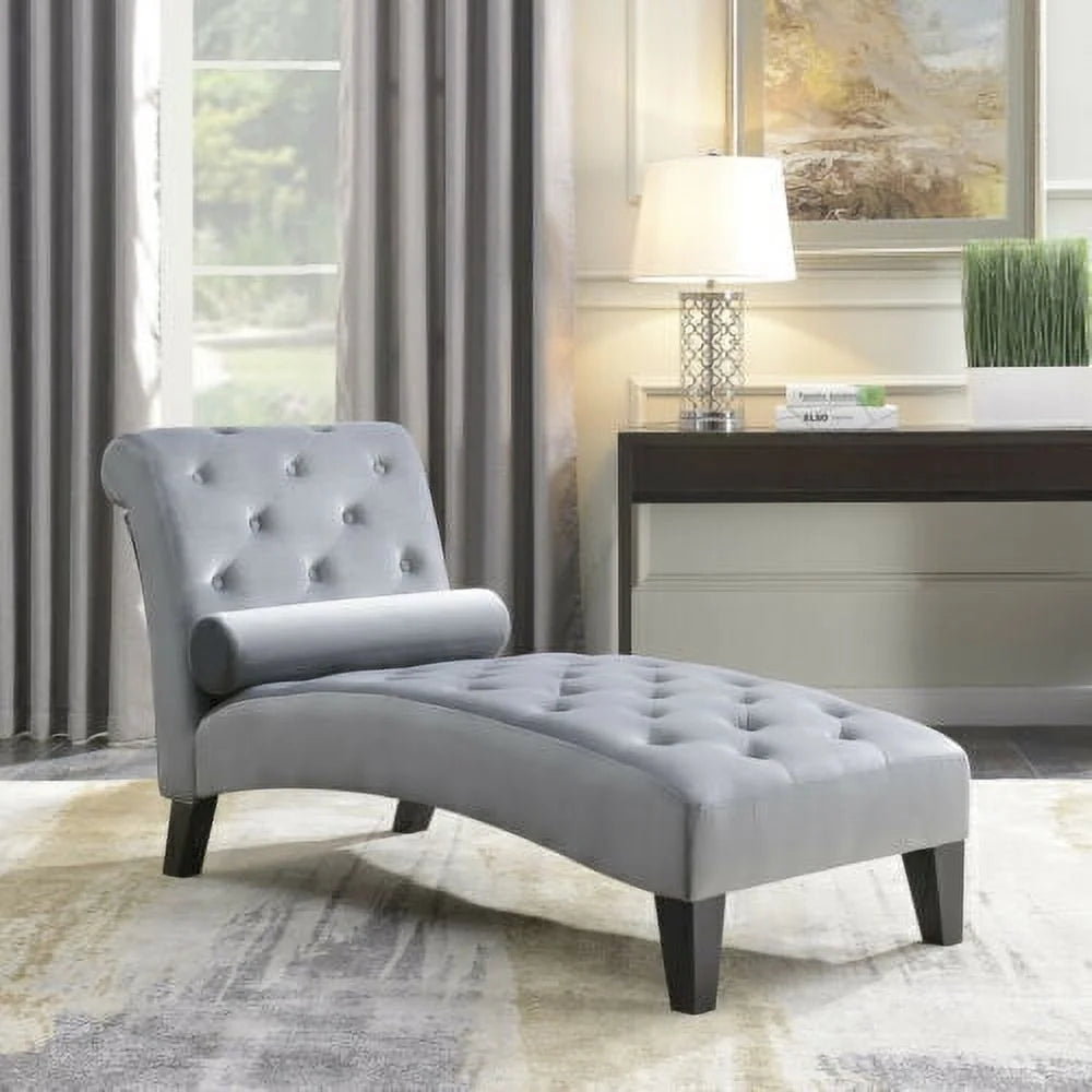 Button Tufted Chaise Lounge Sofa Q413