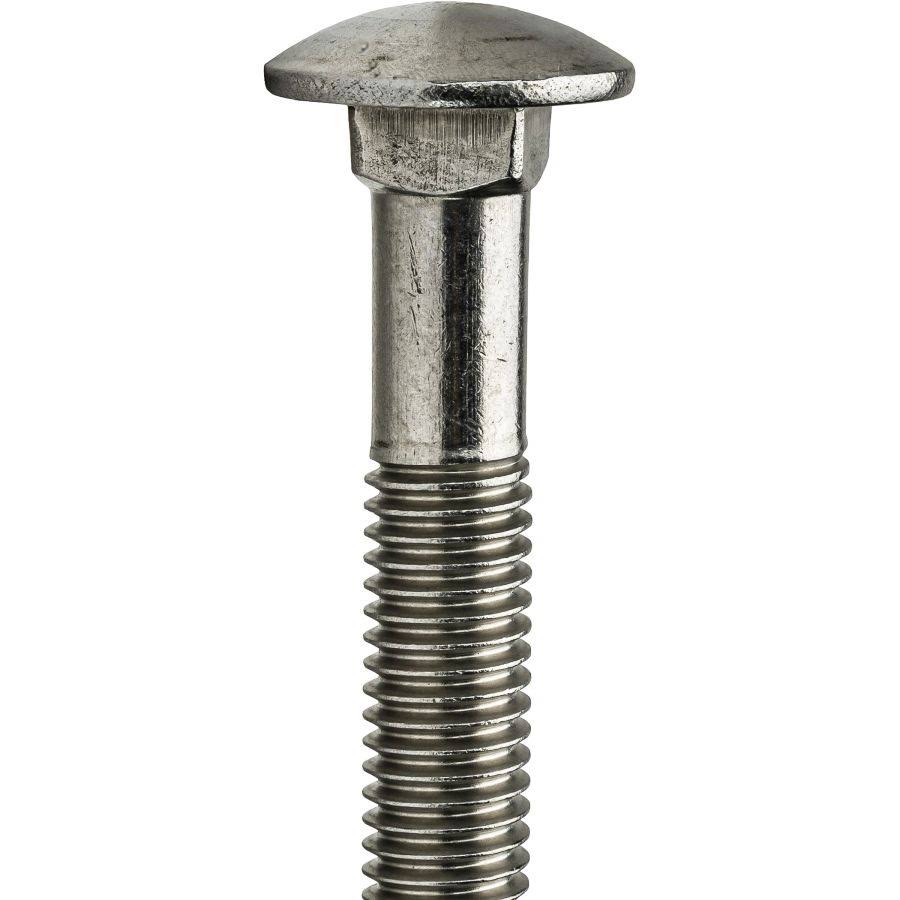 5/8-11 x 16x22 Stainless Steel Carriage Bolts Qty 5 Z86571