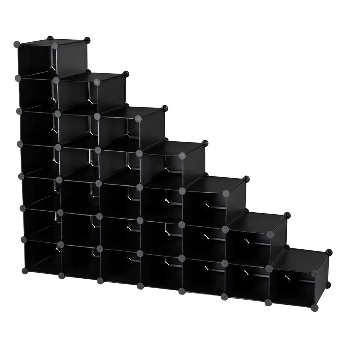 7-Tier 28-Pair Plastic Shoe Rack Z48397