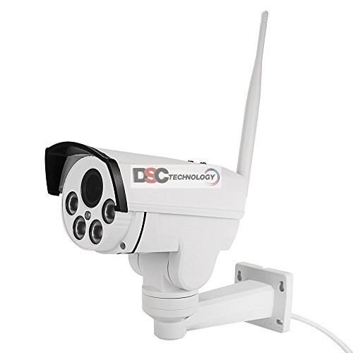Outdoor Waterproof WiFi PTZ Security Camera with Built-in Micro V7155