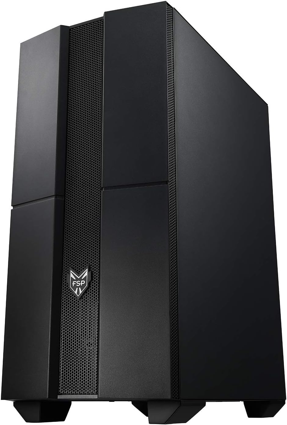 ATX Mid Tower PC Gaming Case with Tempered Glass Side Panel K809433