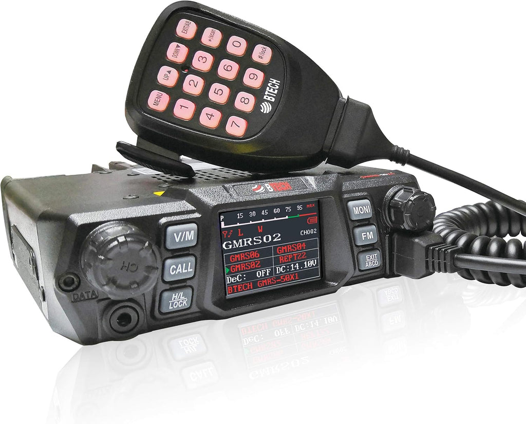 50 Watt GMRS Two-Way Radio with Dual Band Scanning Receiver Z768