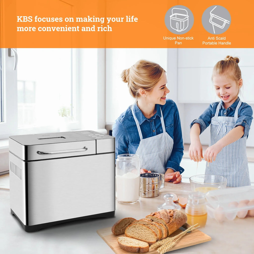 2LB Automatic Stainless Steel Bread Maker I739106