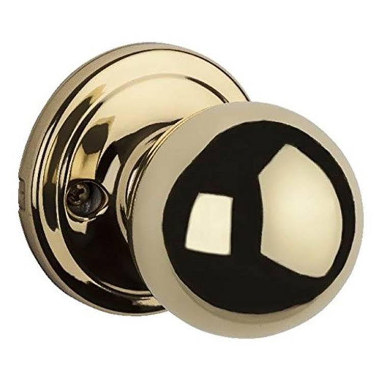 Bright Brass Interior Double Cylinder Handleset Trim C5630