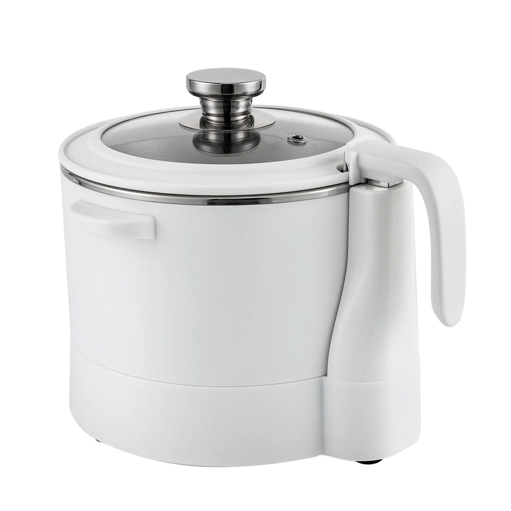 3L Stainless Steel Electric Hot Pot with Measuring Cup (White) J1808
