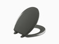 Thunder Grey Round-Front Toilet Seat with Quick-Release Hinges X2571