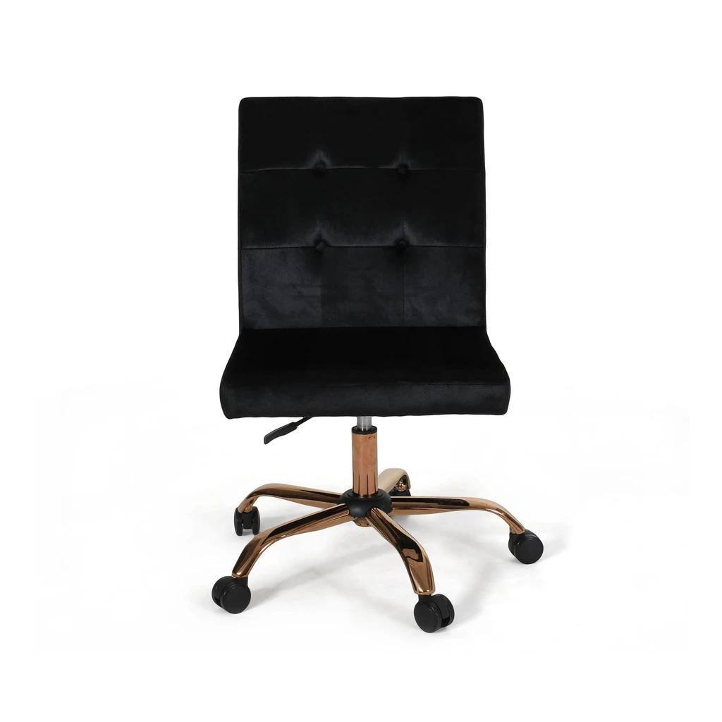 Tufted Office Chair with Swivel Base Gray H8619