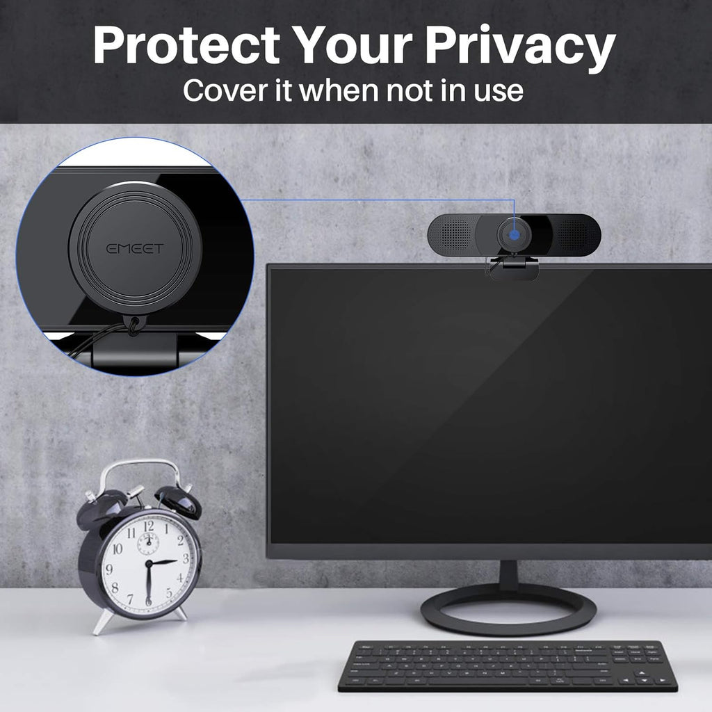 1080P Webcam with Microphone and Speakers P11808