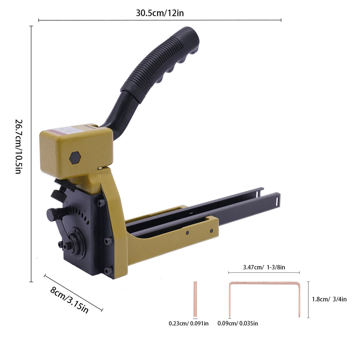 Manual Carton Closing Stapler with 100 Staples S90503