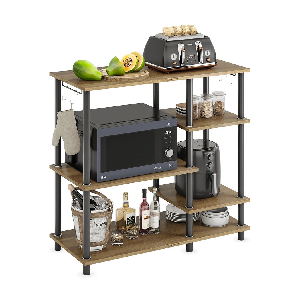 5 Tier Oak Baker's Rack Q62185