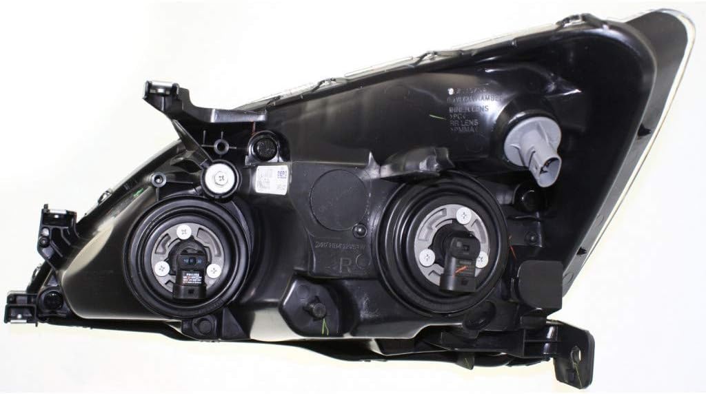 2003-2007 Honda Accord Headlight Driver and Passenger Side CAPA Certified Combination Lamp W171072