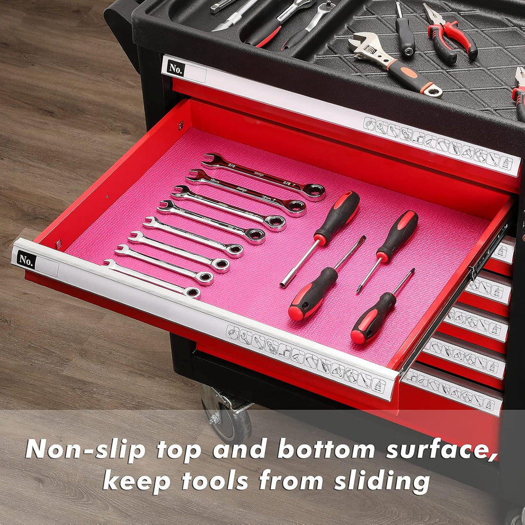 Rosy Pink 16 inch x 16 feet Tool Box Liner N1944