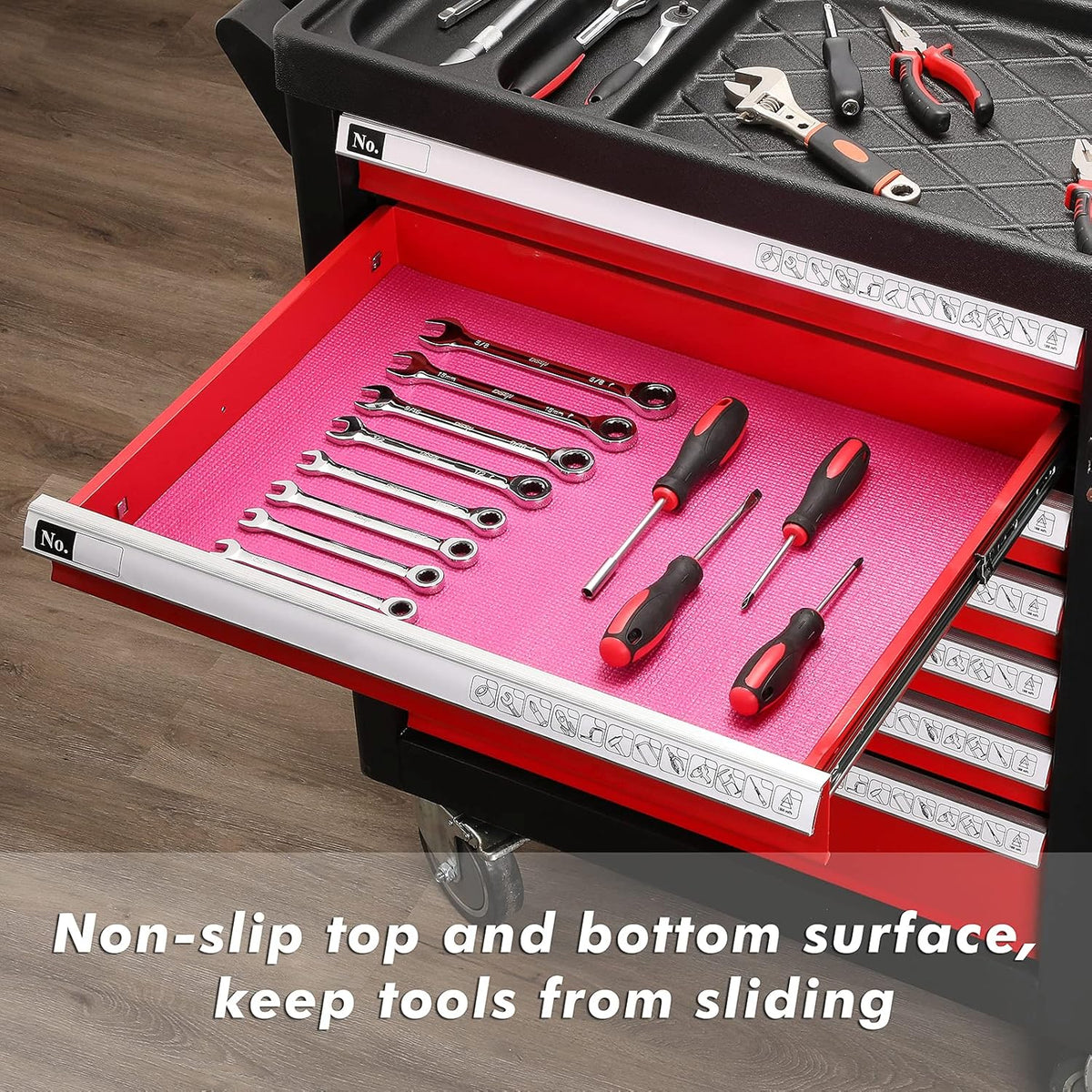 Rosy Pink 16 inch x 16 feet Tool Box Liner N1944