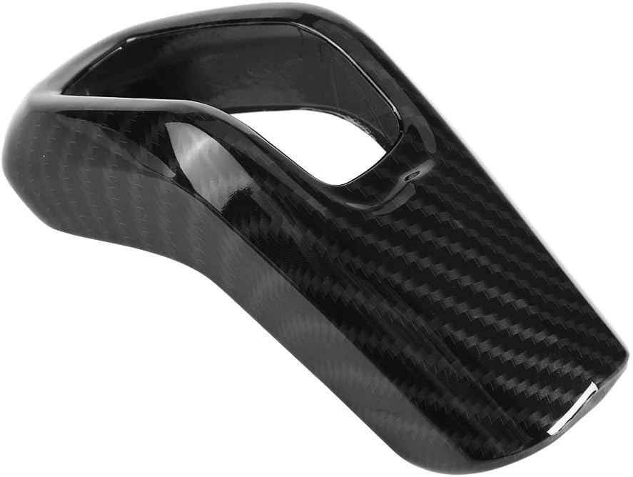 Carbon Fiber Car Gear Shift Knob Cover Trim Pack of 2 H465