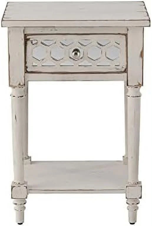 3 Drawer Wood Grain End Table D395576