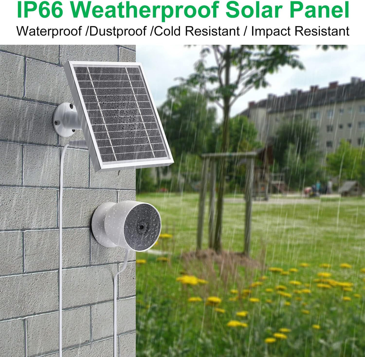 2 Pack Solar Panel for Camera N861