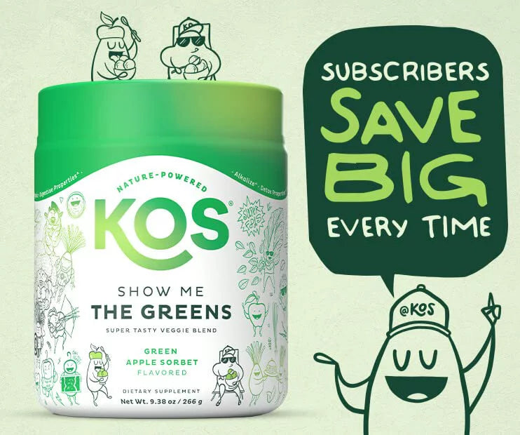 USDA Organic Super Greens Powder with Spirulina, Chlorella & Wheatgrass, Green Apple Sorbet Flavor, 28 Servings N631