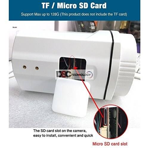 Outdoor Waterproof WiFi PTZ Security Camera with Built-in Micro V7155