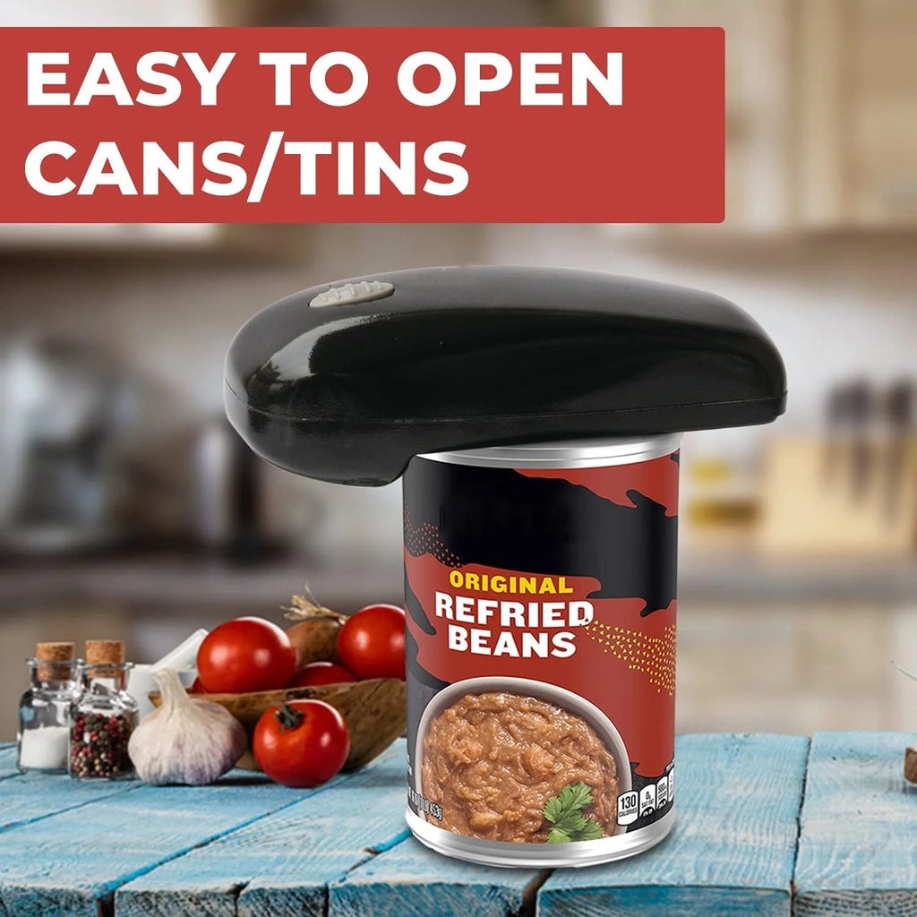 Black Battery Operated Electric Can Opener U8476