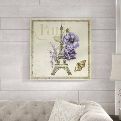 Painting on Canvas, 21.75x22 H x 21.75x22 W x 0.75x22 D, Black Frame V261
