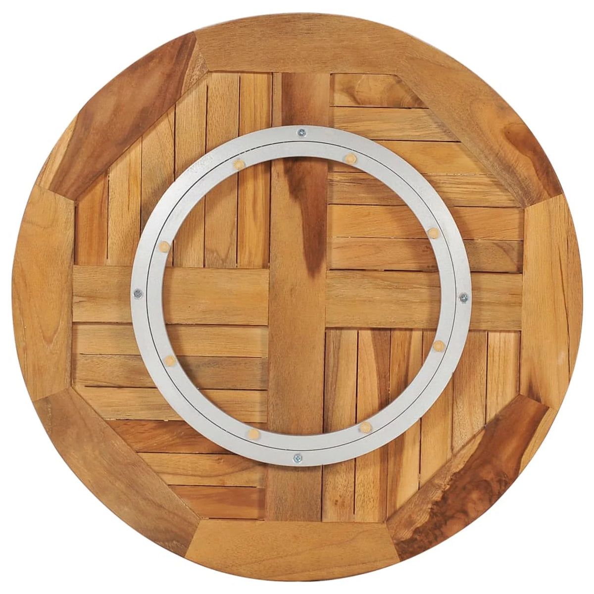 Solid Teak Wood Rotating Table Disk C841