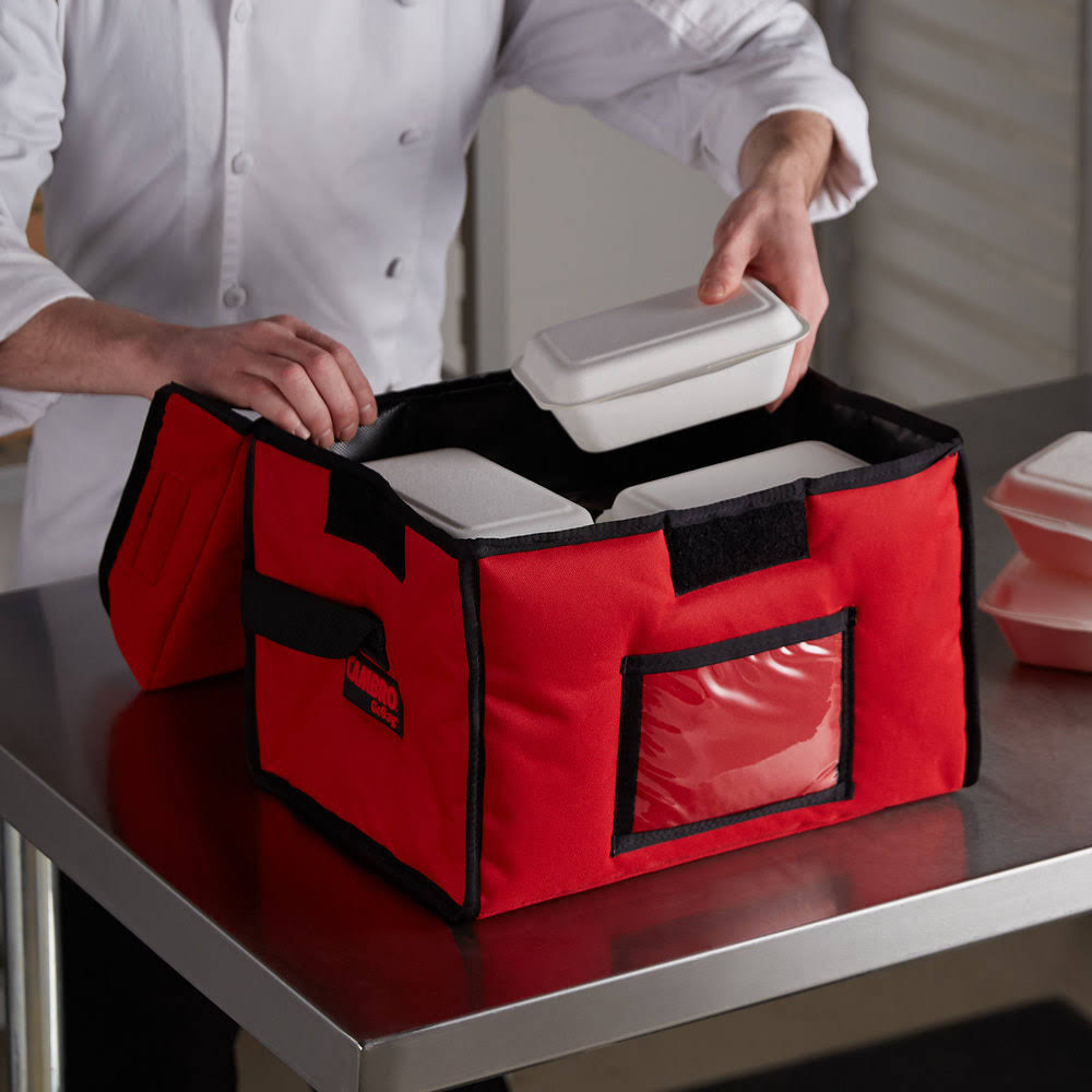 Red Nylon Insulated Delivery Bag G741033