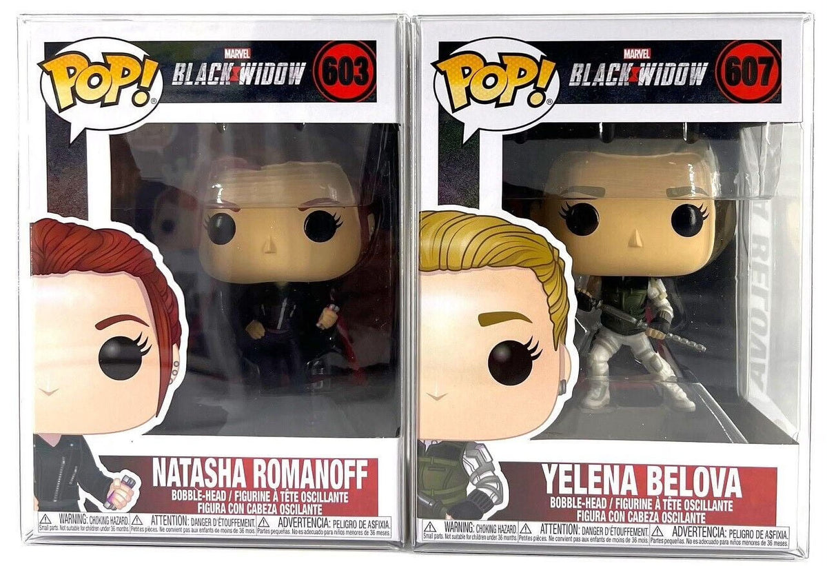 Funko Pop! Marvel Black Widow Natasha & Yelena with Protectors T4047