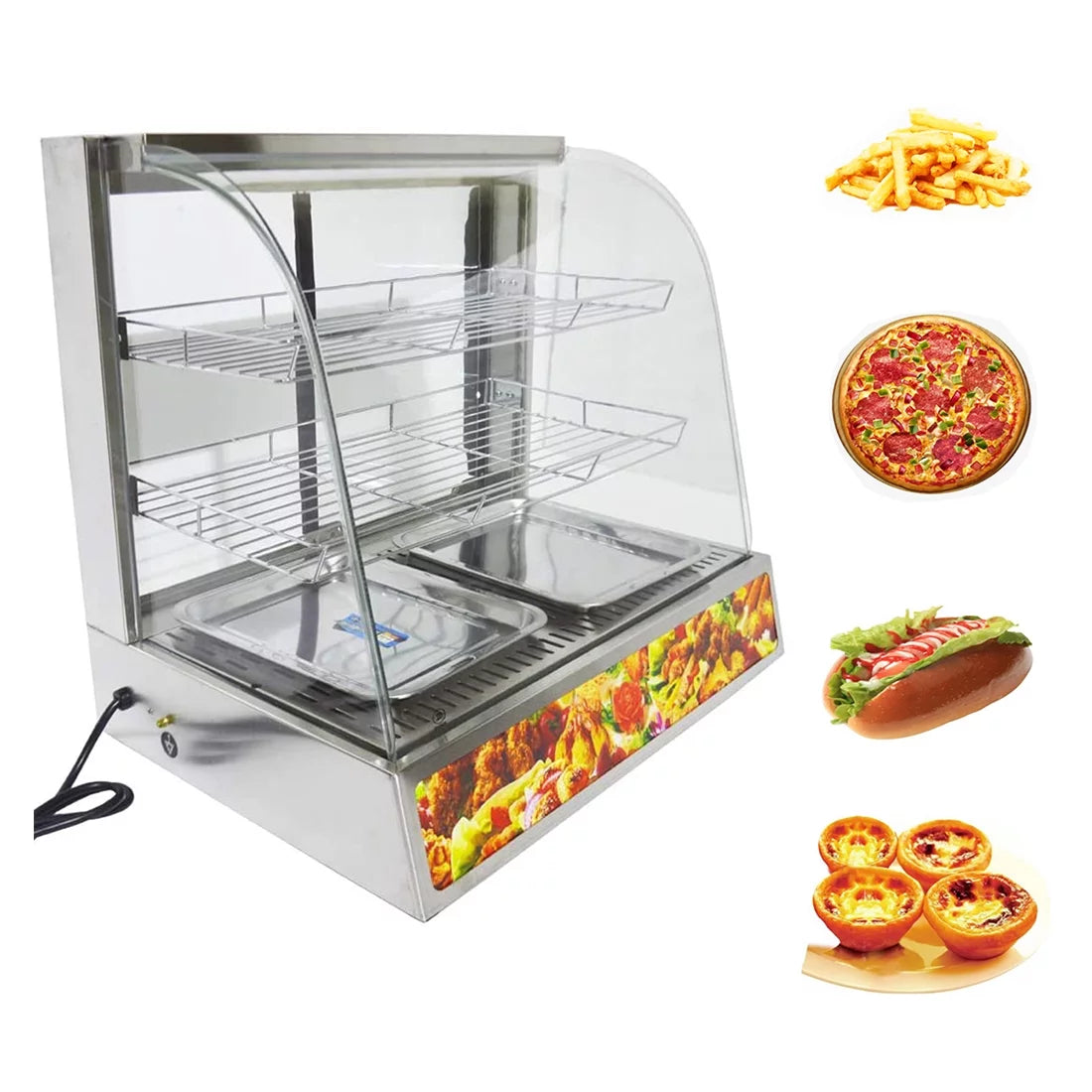 3 Tiers Electric Food Warmer Display Cabinet H5986