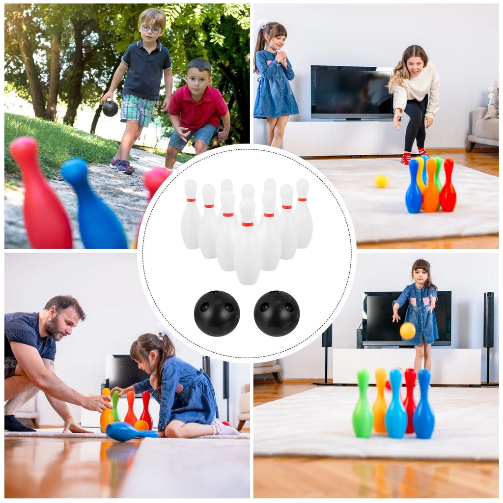 Kids Bowling Balls Plastic Bowling Toy Set I8979