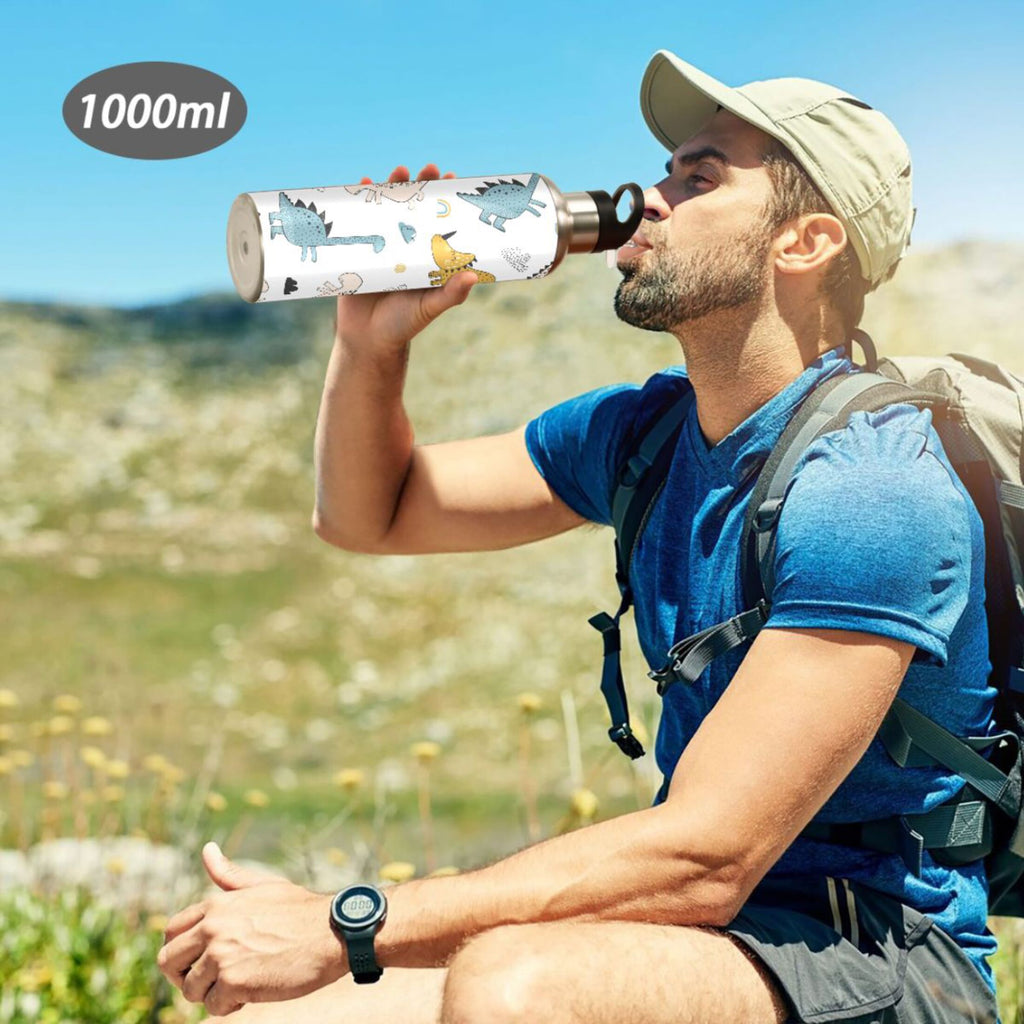 Stainless Steel Insulated Water Bottle with Straw Lid R26691