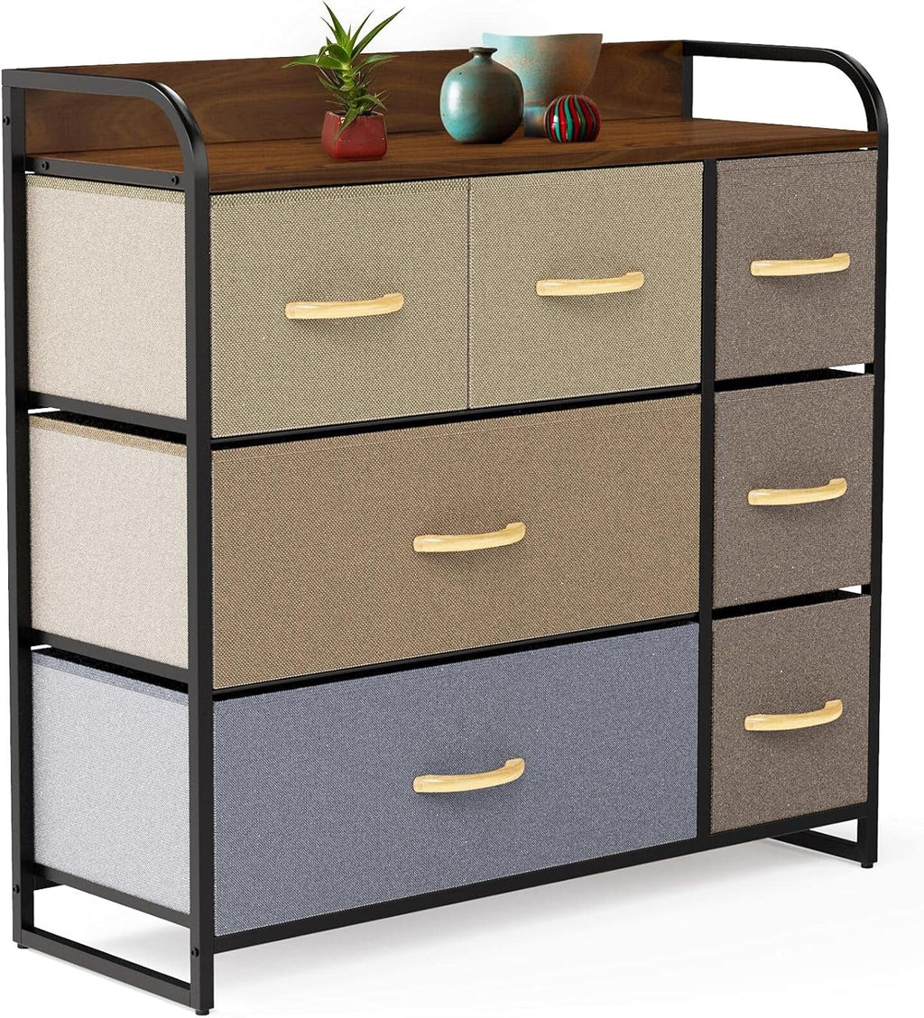 7-Drawer Steel Frame Dresser A540176