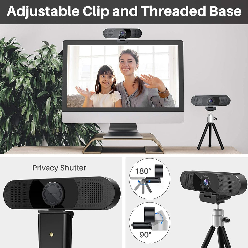 1080P Webcam with Microphone and Speakers P11808