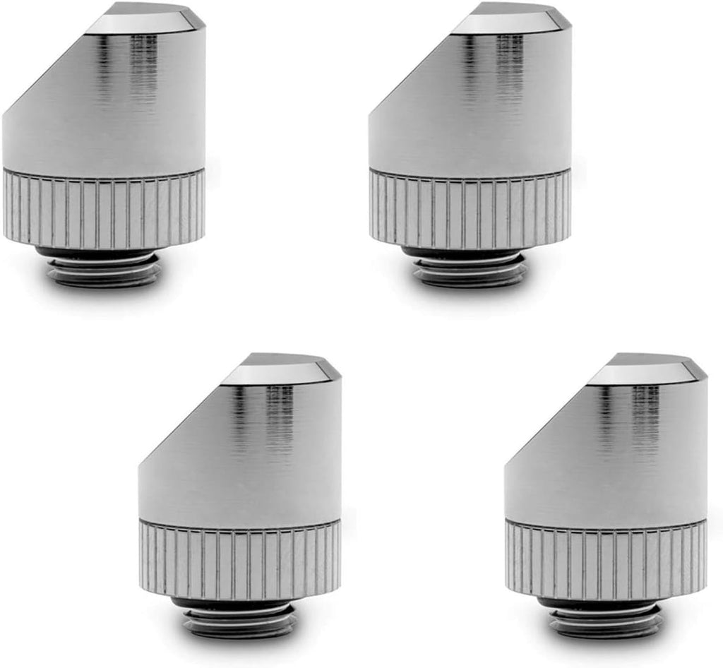 45 Degree Angled Rotary Fitting, Nickel, 4-Pack P56373