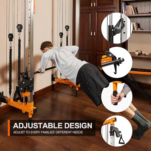 Wall Mount Power Cage with Cable Crossover and Pull Up Bar Q413283